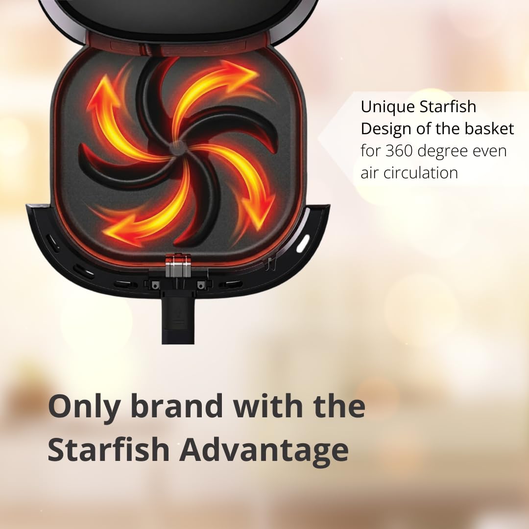 PHILIPS Air Fryer NA120/00, 4.2 Litre, Large | uses up to 90% less fat, with Rapid Air Technology image 4