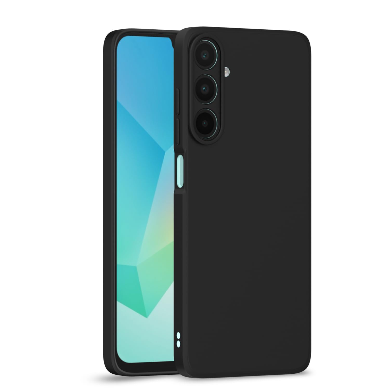 Pikkme Back Cover for Samsung Galaxy M17 5G / A17 5G / F17 5G | Camera Protection Shockproof Soft Matte Silicone Bumper Case (Black)