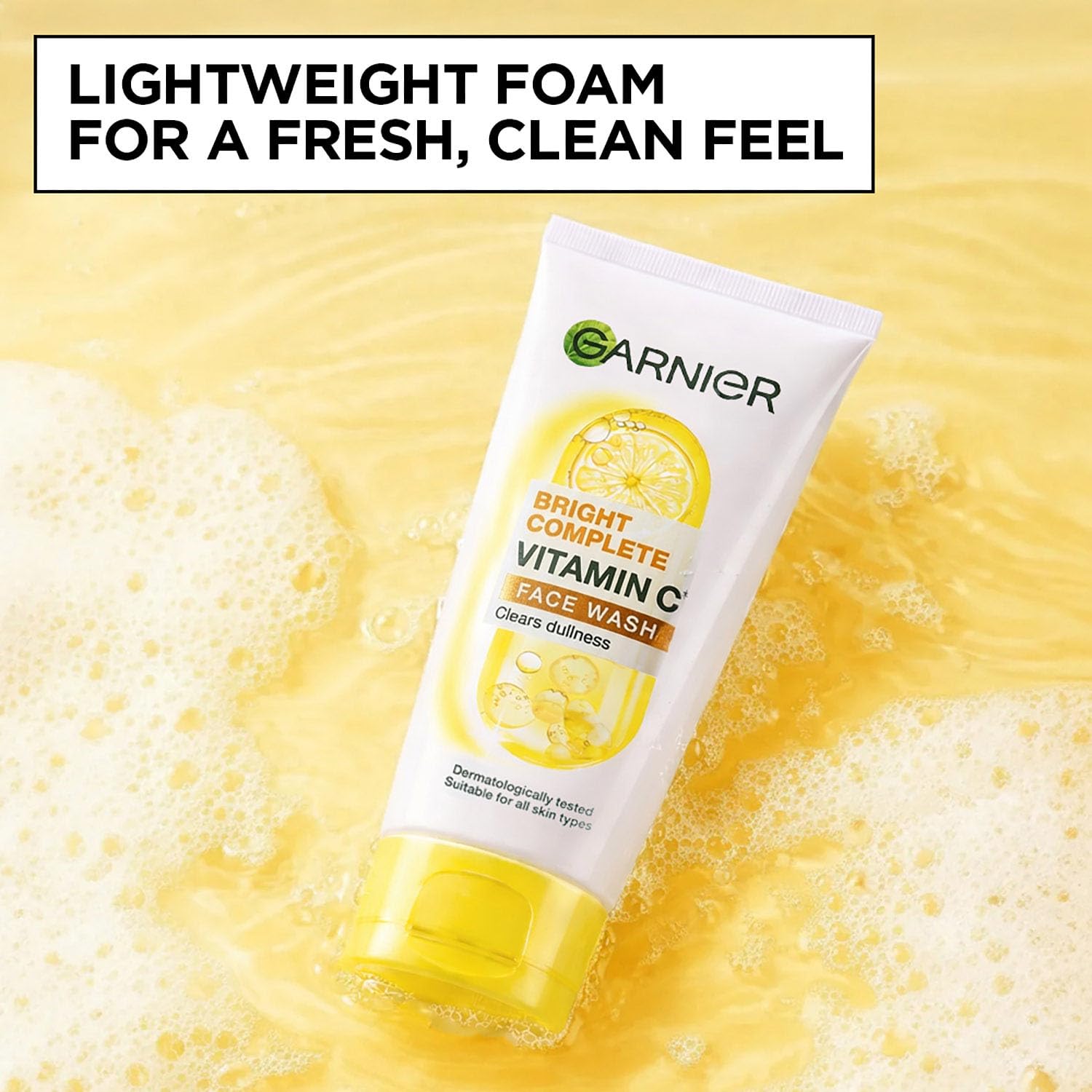 Garnier Skin Naturals, Facewash, Cleansing and Brightening, Bright Complete, 100 g image 5