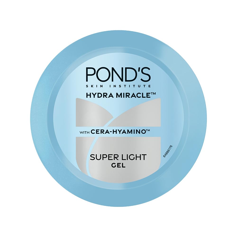 Pond's Super Light Gel Oil Free Face Moisturizer 300 g | With Cera-Hyamino for Ultimate Soft Smooth Skin - Daily Use