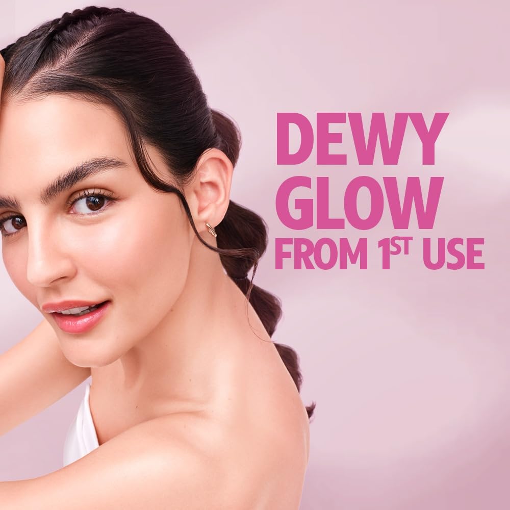 Vaseline Gluta-Hya Dewy Radiance Lotion for Face & Body | Gives Brighter Skin | Glutathione & Niacinamide Infused Moisturizer, 200ml image 4