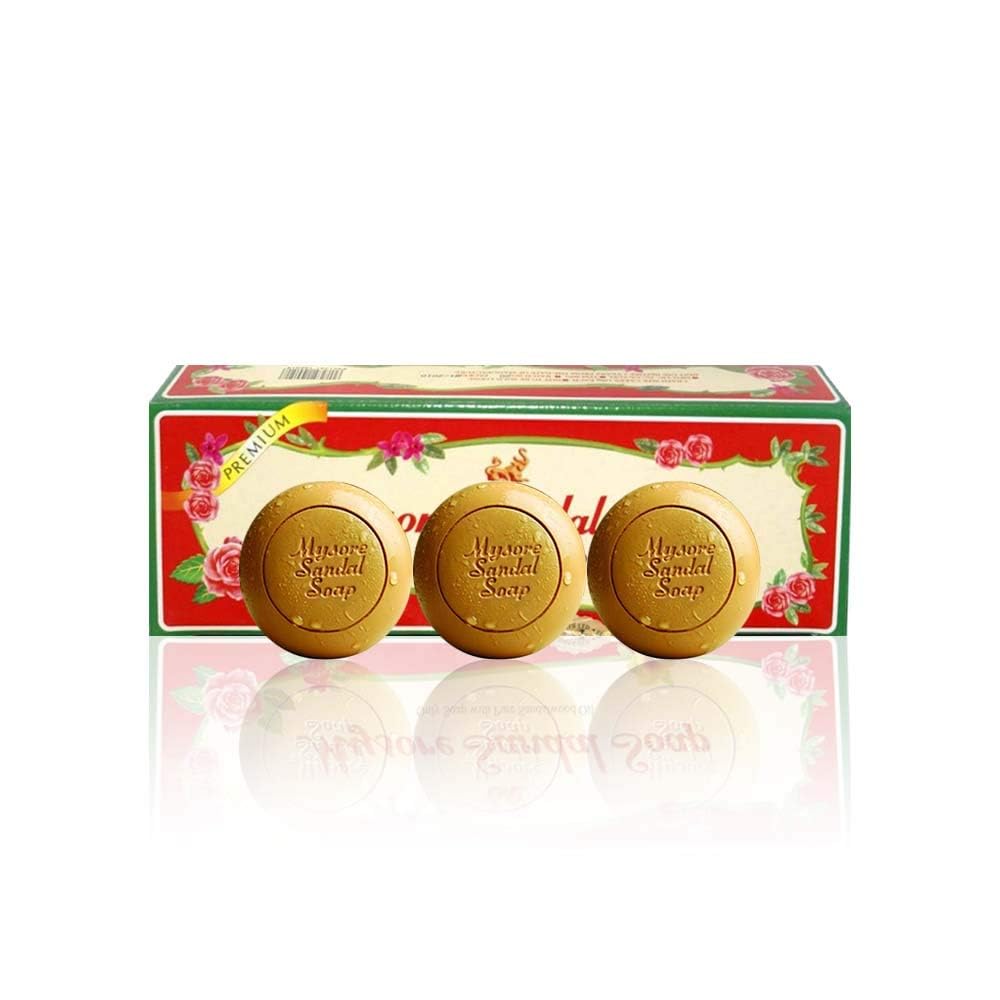 Mysore Sandal Original Bathing Soap 450g (150g x Pack of 3) | Sandalwood | Natural Moisturising Bath Soap image 4