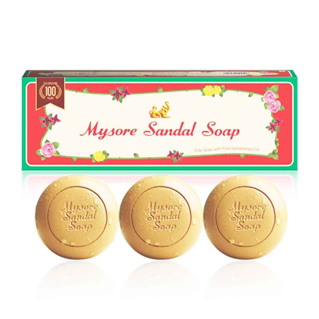 Mysore Sandal Original Bathing Soap 450g (150g x Pack of 3) | Sandalwood | Natural Moisturising Bath Soap image 5
