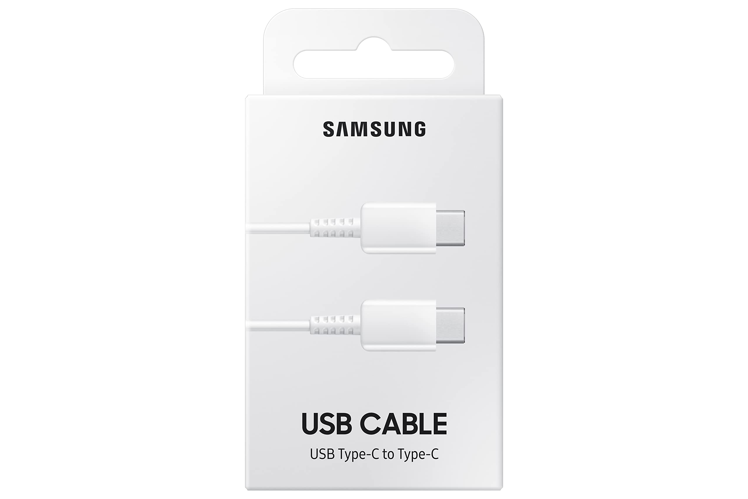 Samsung Original Type C to C Cable - 3.28 Feet (1 Meter), White image 4