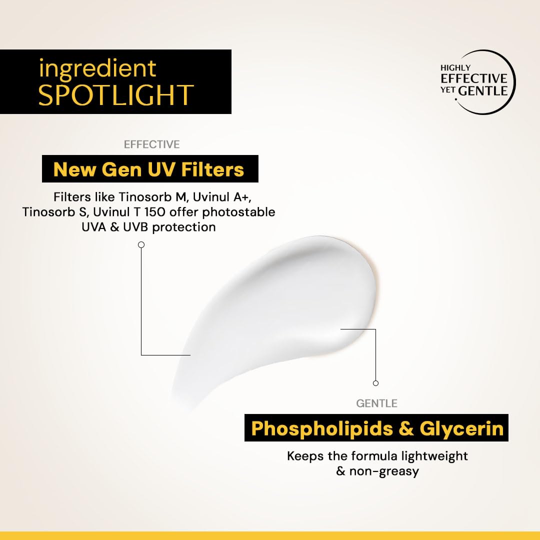 Deconstruct Gel Sunscreen for Oily skin SPF 50 PA++++ |100% Photostable Sunscreen |4 New Gen UV Filters |In-Vivo |Lightweight, Airy, Non-greasy |For oily, combination, normal skin |For Men & Women - 50gm image 4