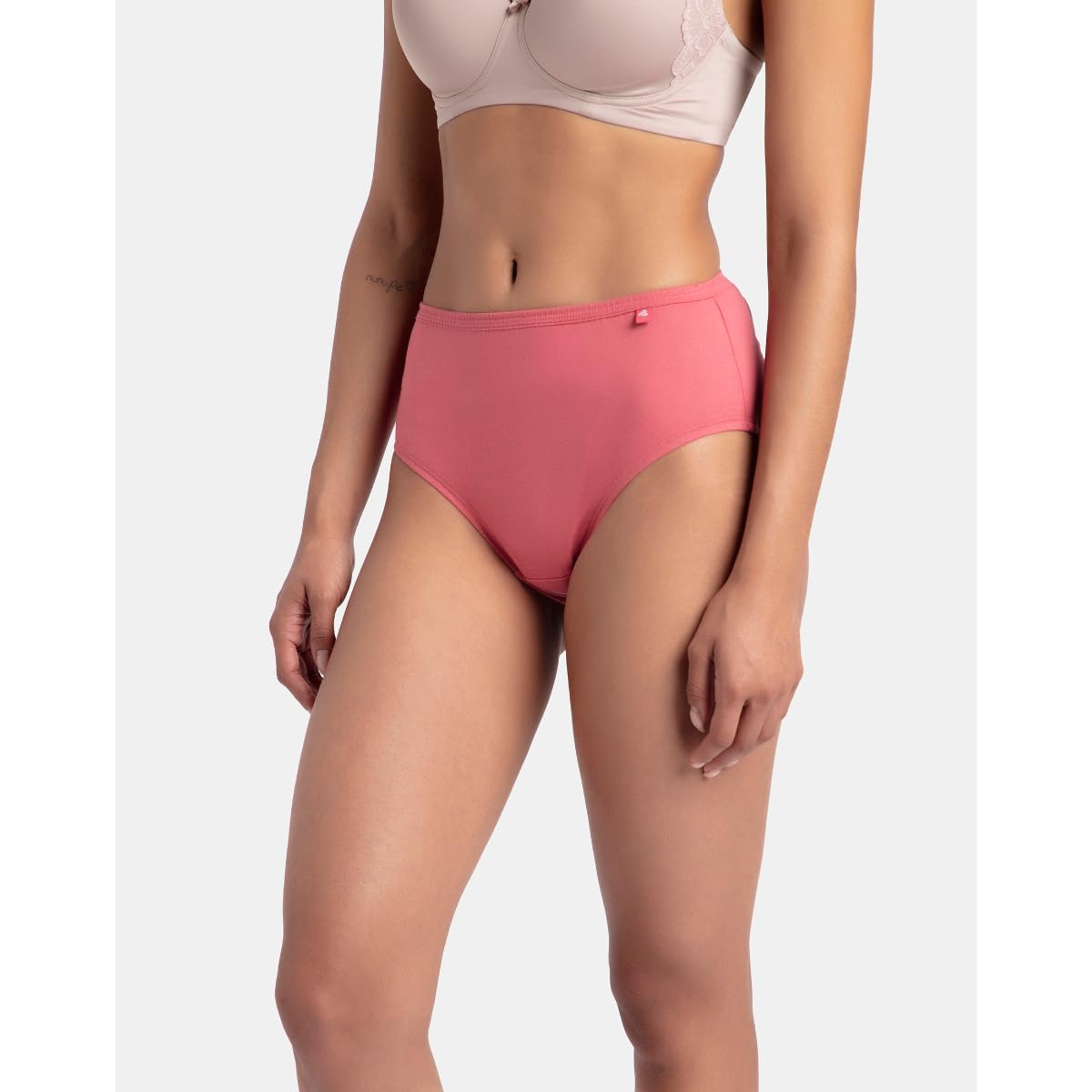 Jockey 1406 Women's High Coverage Super Combed Cotton Mid Waist Hipster with Concealed Waistband and Stay Fresh Treatment (Pack of 3_Colors & Prints May Vary) image 3