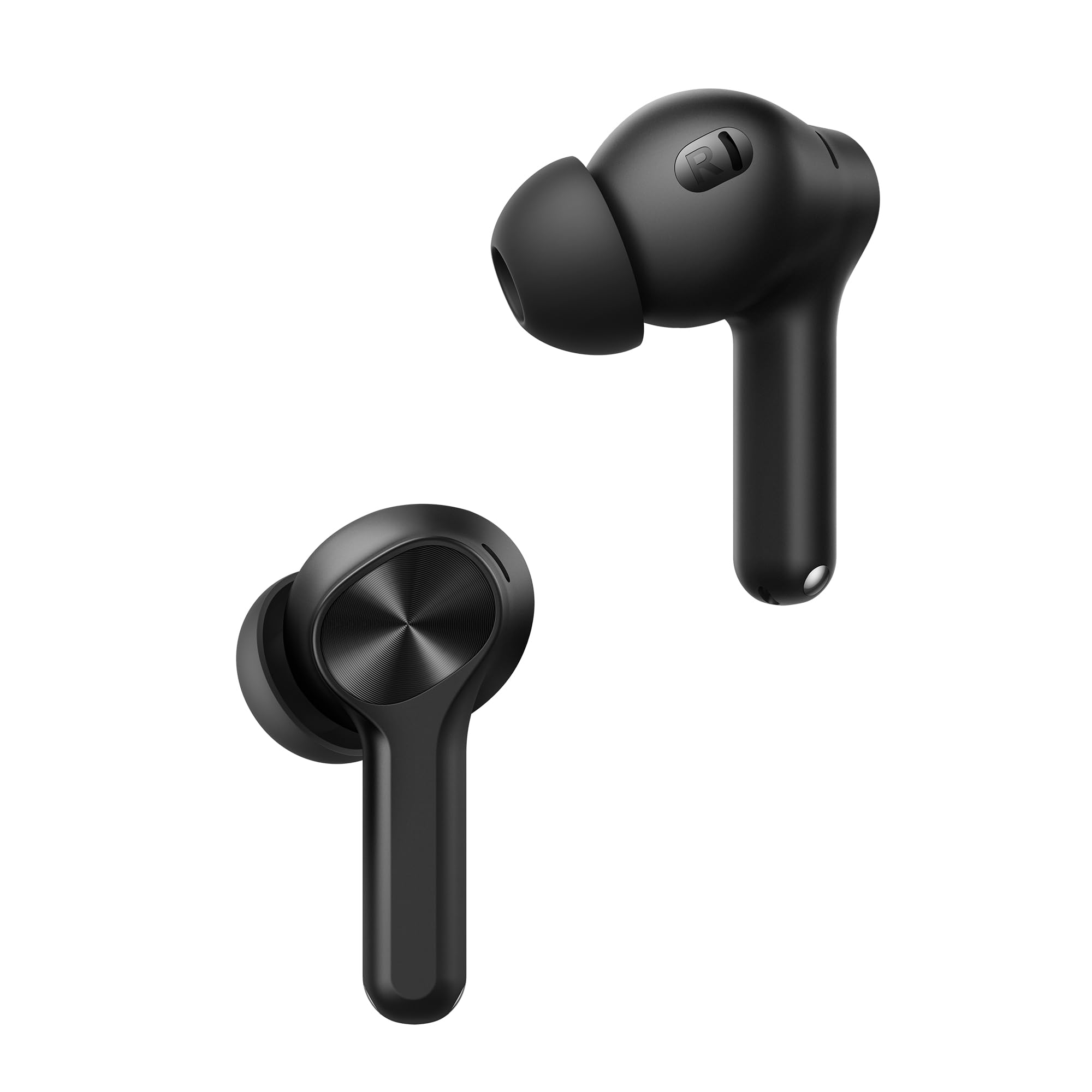 realme Buds T200 Lite Bluetooth in Ear Earbuds,4 Mic, AI ENC for Calls,48 Hours Total Playback with Fast Charging and Low Latency Gaming TWS,Google Fast Pair, with mic (Volt Black) | Bluetooth Connectivity, Long Battery Life, Clear Call Quality, In-Ear Fit, Music & Gaming image 3
