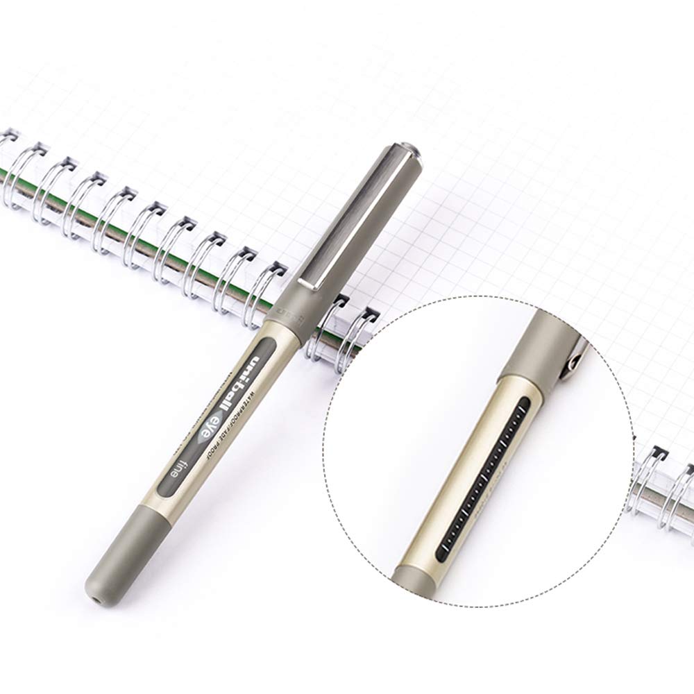 uni-ball Eye UB157 0.7mm Roller Ball Pen | Blue Ink, Pack of 3 image 5