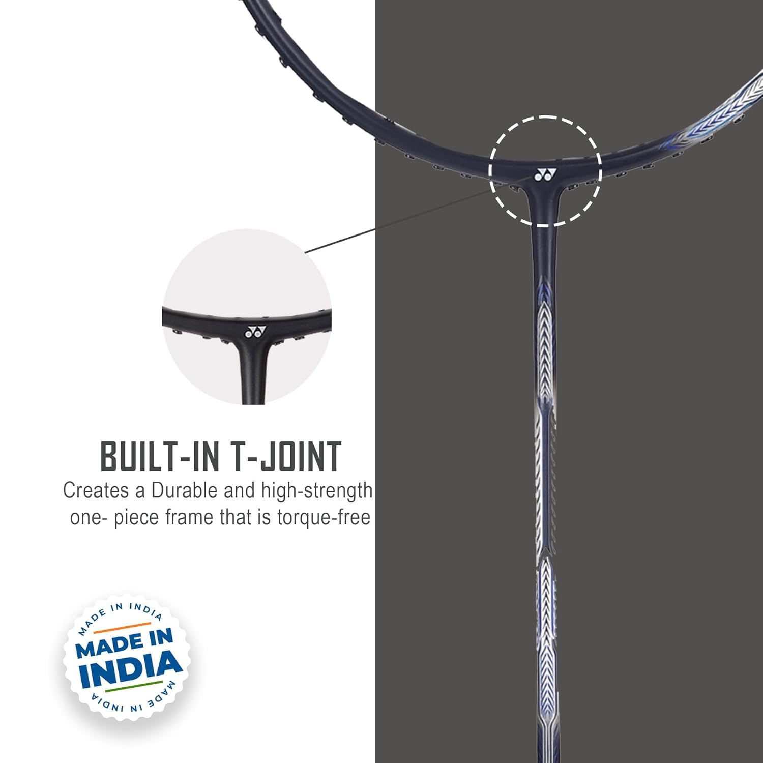 Yonex Graphite Badminton Racquet Astrox Attack 9 Black G4 4U(80Gms-32Lbs)(Made in India) image 4