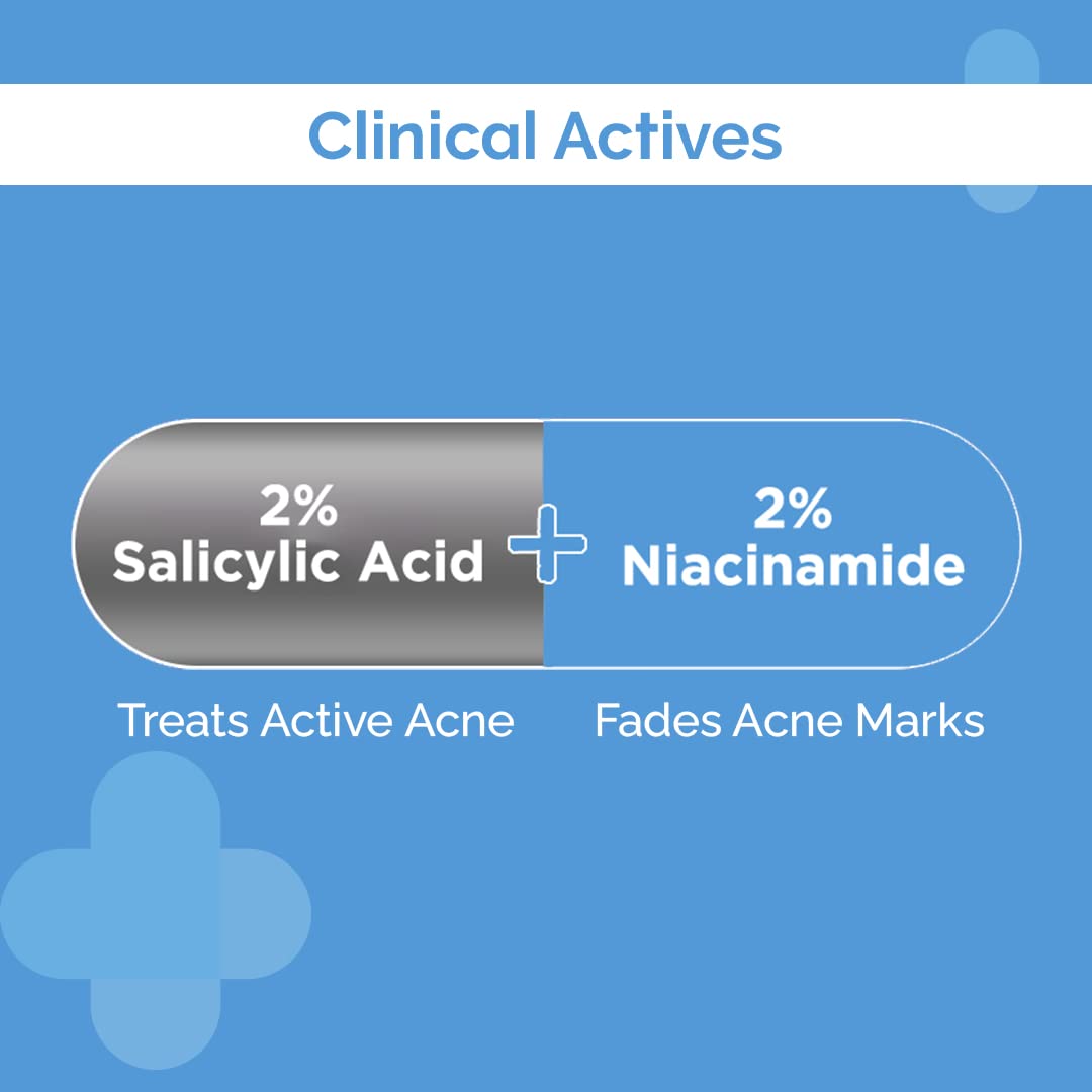 The Derma Co 2% Sali-Cinamide Anti-Acne Face Wash | With 2% Salicylic Acid & 2% Niacinamide I Treats Active Acne & Fades Marks I For Oily & Combination Skin I Power of 2 Actives | For Men & Women | 150 ml image 4