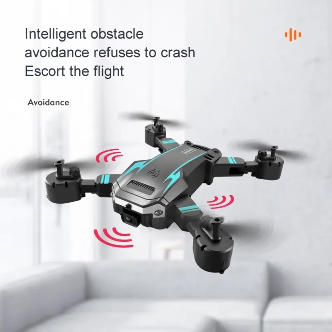 Drone with 4k Camera Foldable 1080P HD Drone with FPV Live Video, Smart Gestures Selfie, Altitude Hold, One Key Take Off/Landing, 3D Flips for Kids and Adults. (J2) image 3