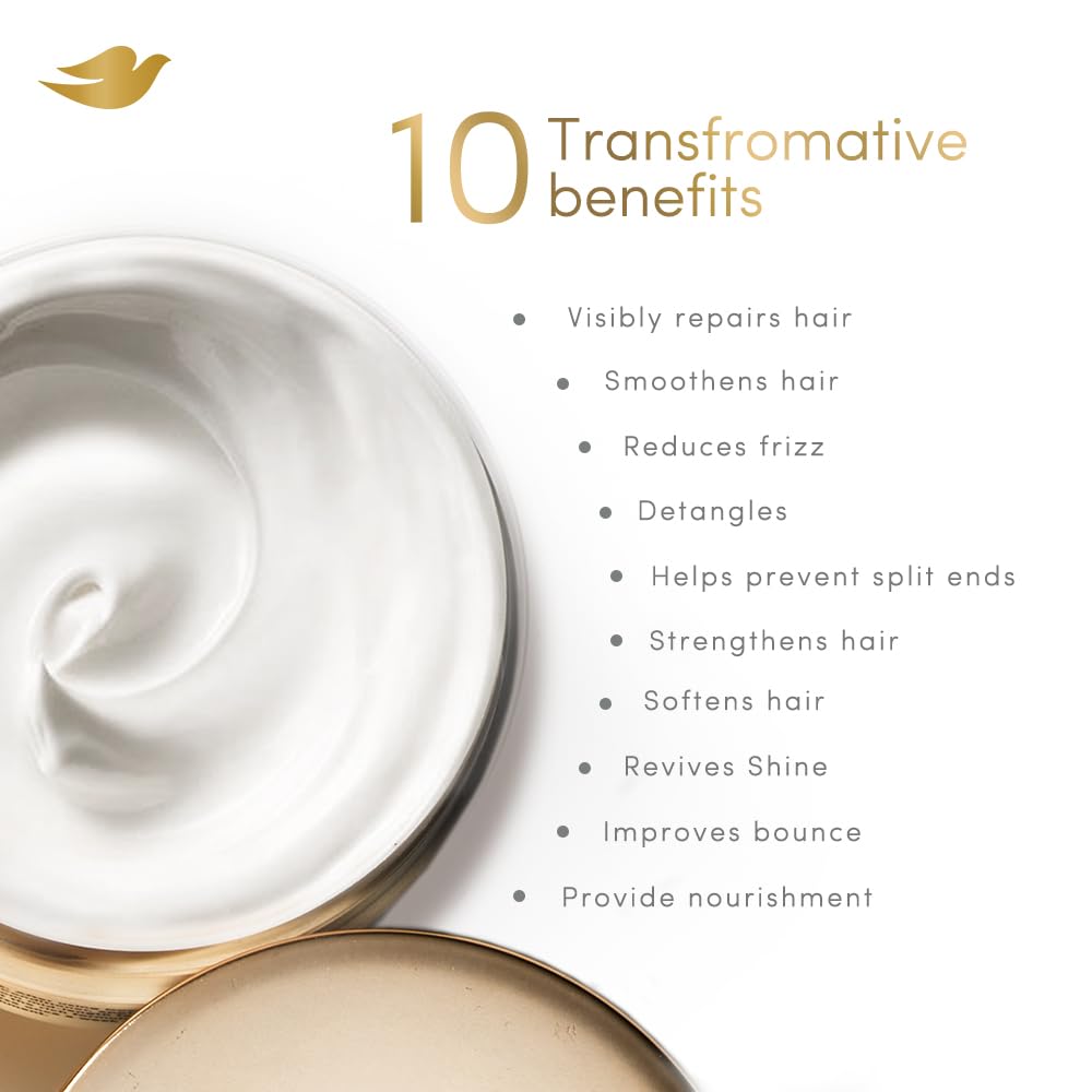 Dove Deep Repair Treatment Hair Mask For Damaged Hair With Bio Protein Care Sulphate & Paraben Free 120 ML image 4