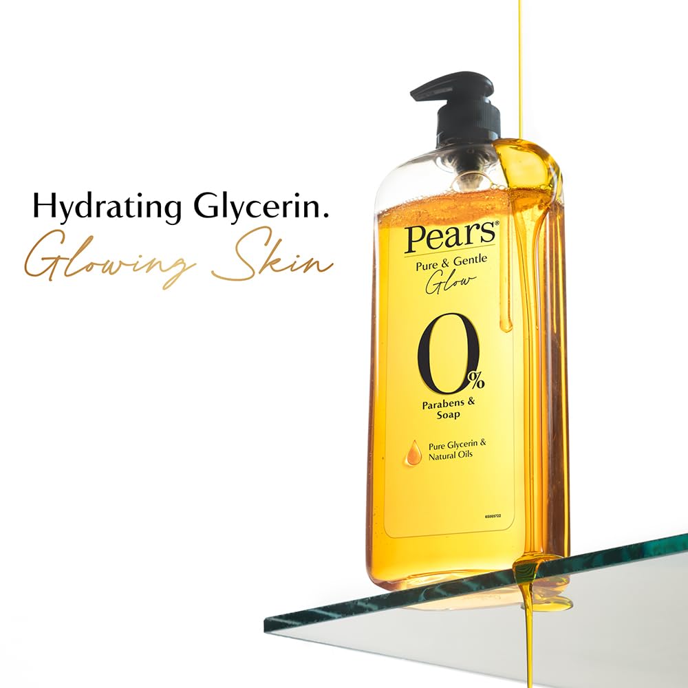 Pears 98% Pure Glycerin Pure & Gentle Bodywash with 0% Parabens & Soap for Hydration & Glow, 750 ml image 3