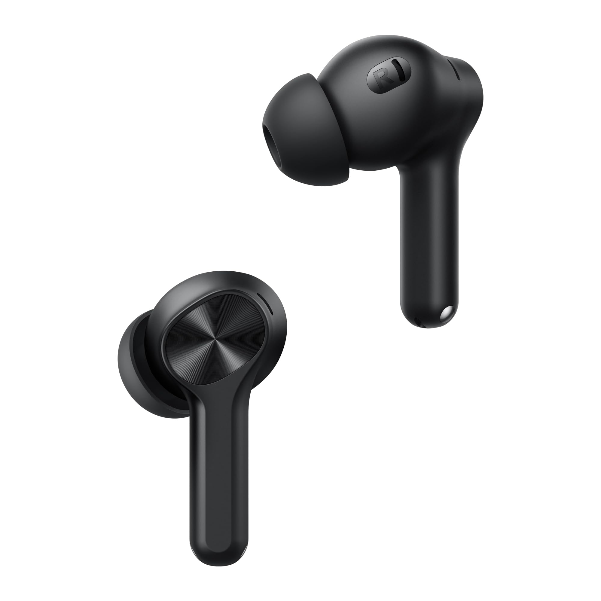 realme Buds T200x True Wireless Earbuds with 12.4mm Dynamic Bass Drivers, 25 dB ANC, Quad Mic, 45ms Latency, Upto 48 Hrs Playback, Fast Charge, IP55 Rated, BT 5.4 (Pure Black) image 4