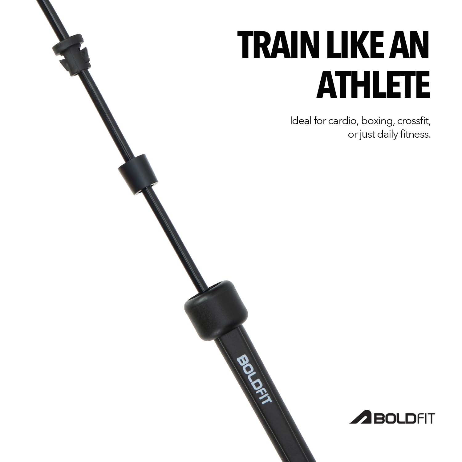 Boldfit Skipping Rope for Men and Women Jumping Rope With Adjustable Height Speed Skipping Rope for Exercise, Gym, Sports Fitness Adjustable Jump Rope image 5