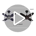 ACTIVA ORNET 600mm Ceiling Fan, 850 RPM High Speed Air Delivery with 4 Blades, Anti-Dust Coating, 2 Years Warranty - Silver Blue image 2