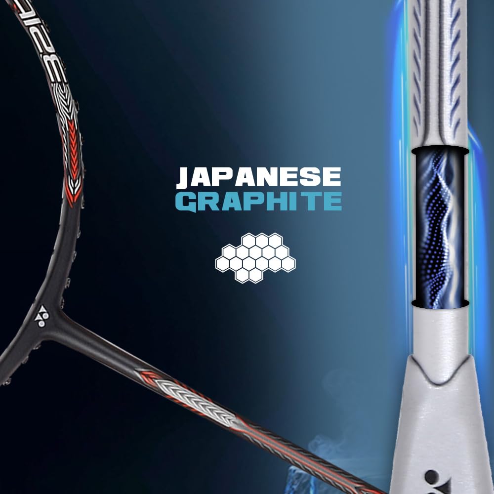 Yonex Astrox Attack 9 Ultra Strong Japan Made Graphite Strung Badminton Racquet with Full Cover (80 Grams - 32 Lbs Tension, Turquoise Green) image 5