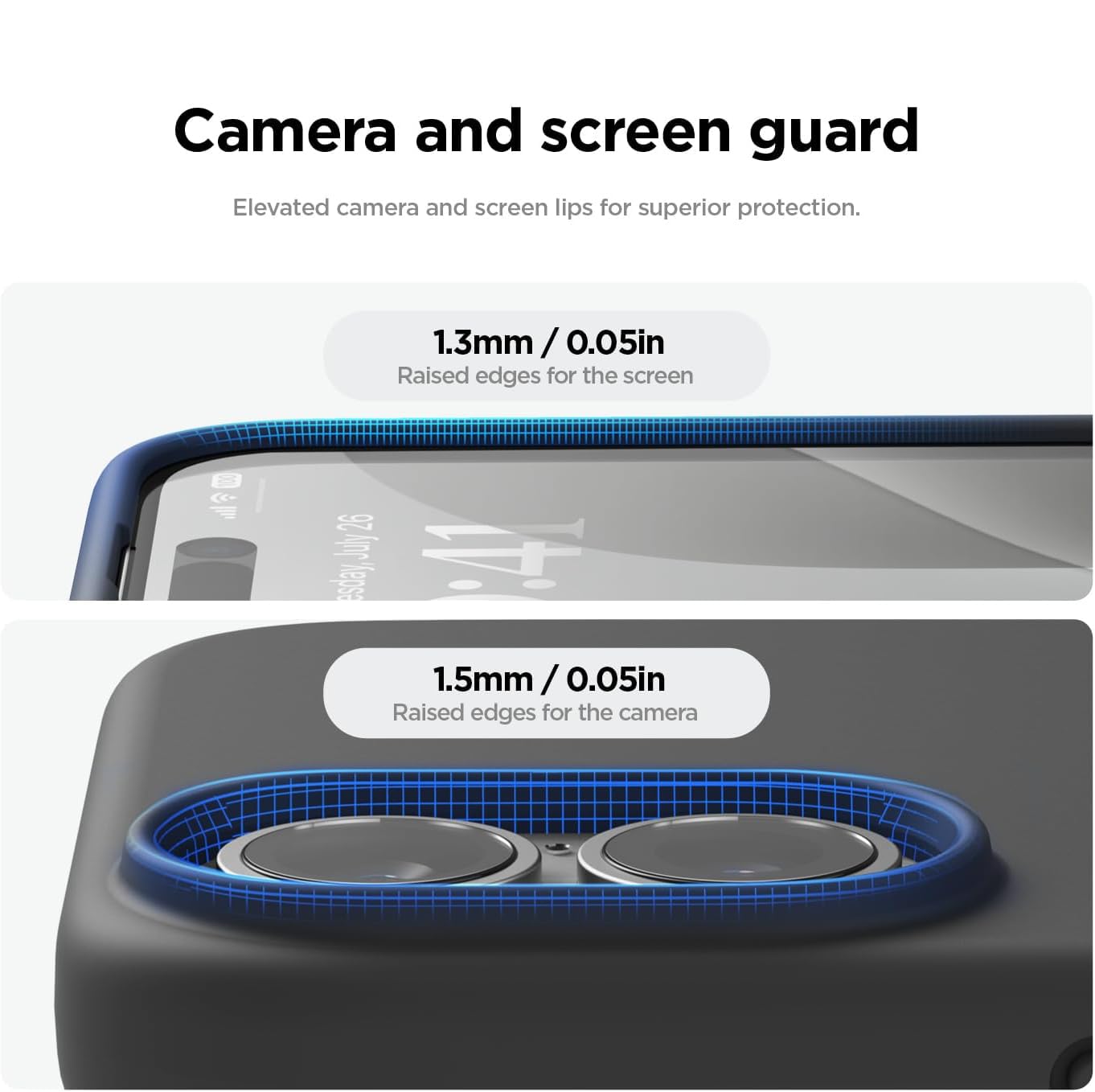 DIZORO Compatible for iPhone 16 Case 6.1, Slim Liquid Silicone 3 Layers Full Covered Soft Gel Rubber Phone Case Protective Cover 6.1 Inch - Black image 3