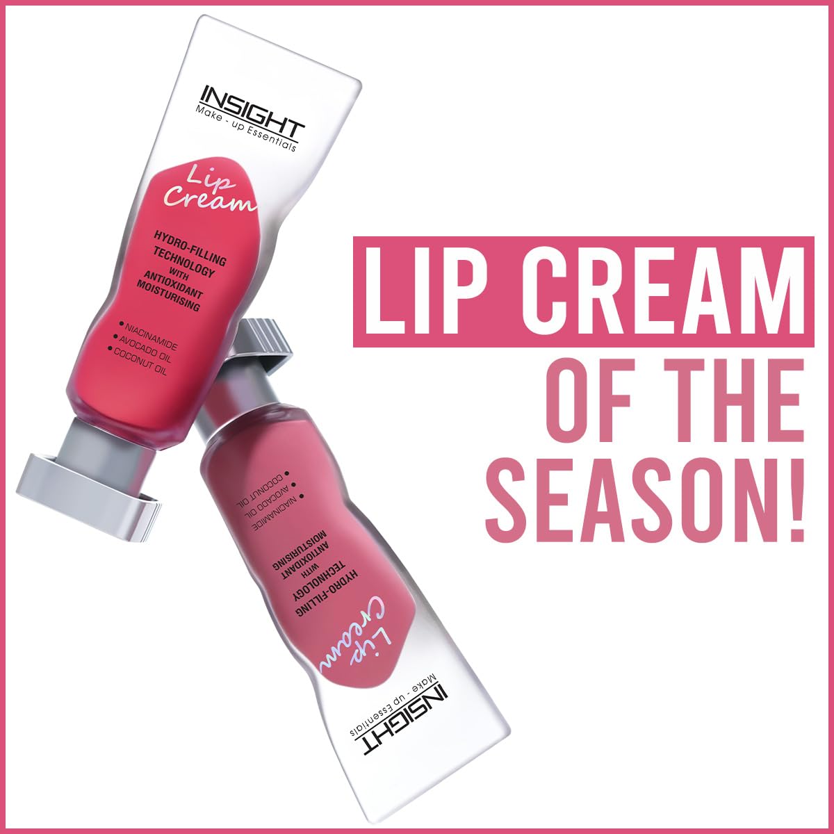 INSIGHT Lip Cream - Athena | Long Lasting | Easy to Wear | Non-Sticky & Transferproof | Liquid Matte Formula | 16 Hr Wear | Infused with Avocado, Coconut Oil & Niacinamide - 5g image 2
