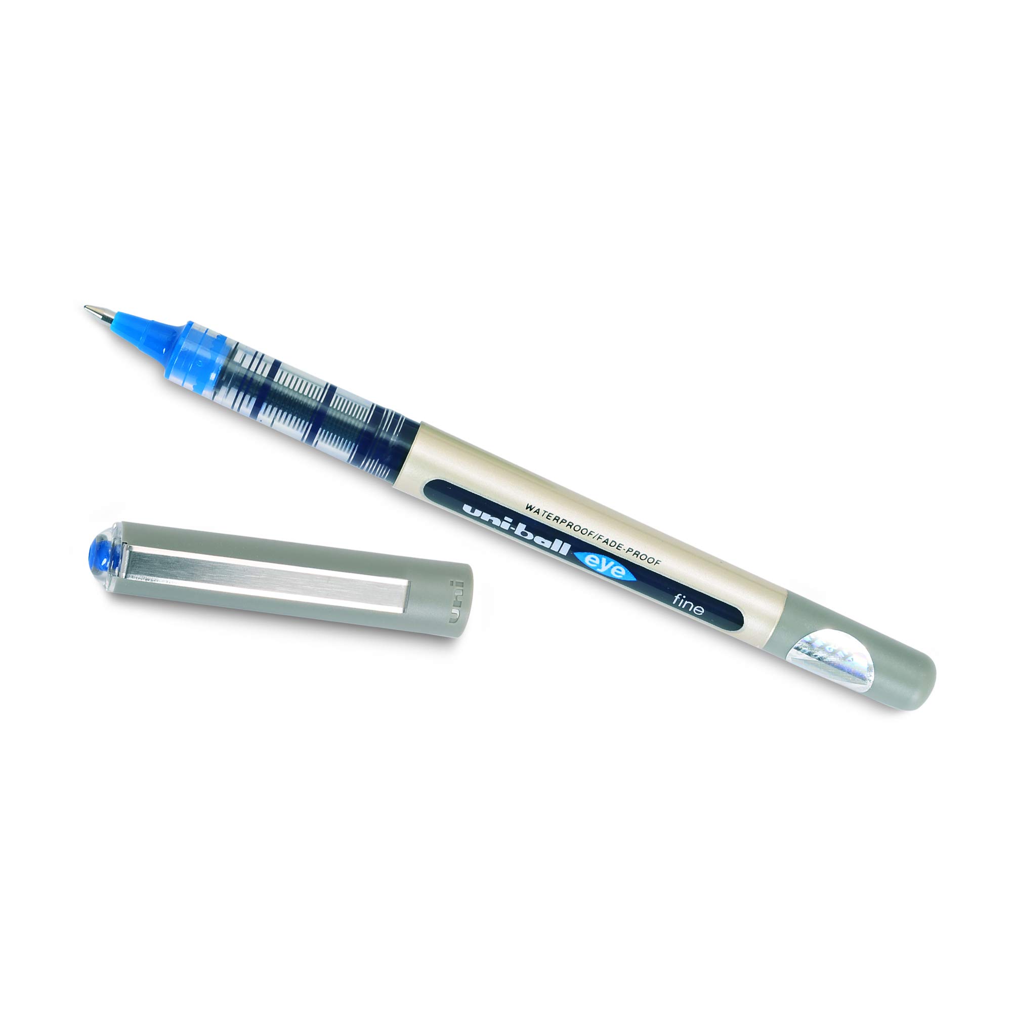 uni-ball Eye UB157 0.7mm Roller Ball Pen | Blue Ink, Pack of 3 image 4