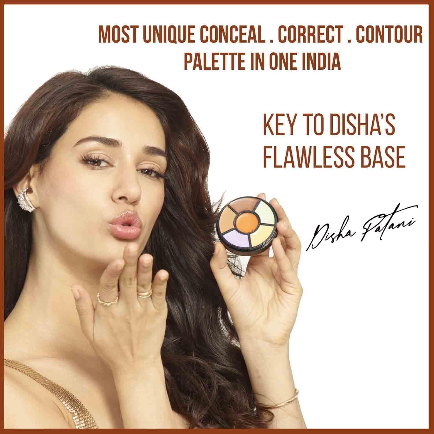 INSIGHT Pro Concealer Palette - Shade Corrector | Makeup Wheel for Face | Satin–Matte Finish | 3-in-1 Conceal, Contour & Correct | Waterproof | Full Coverage | 15gm image 4