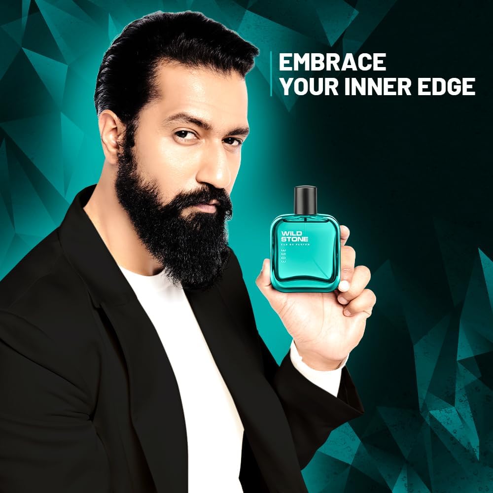 Wild Stone Edge Edp Premium Perfume For Men,100 Ml|Long-Lasting Eau De Parfum|Luxury Fragrances|Fragrance For Modern Lifestyle|Ideal Gift For Him|Premium Scent For Men image 2
