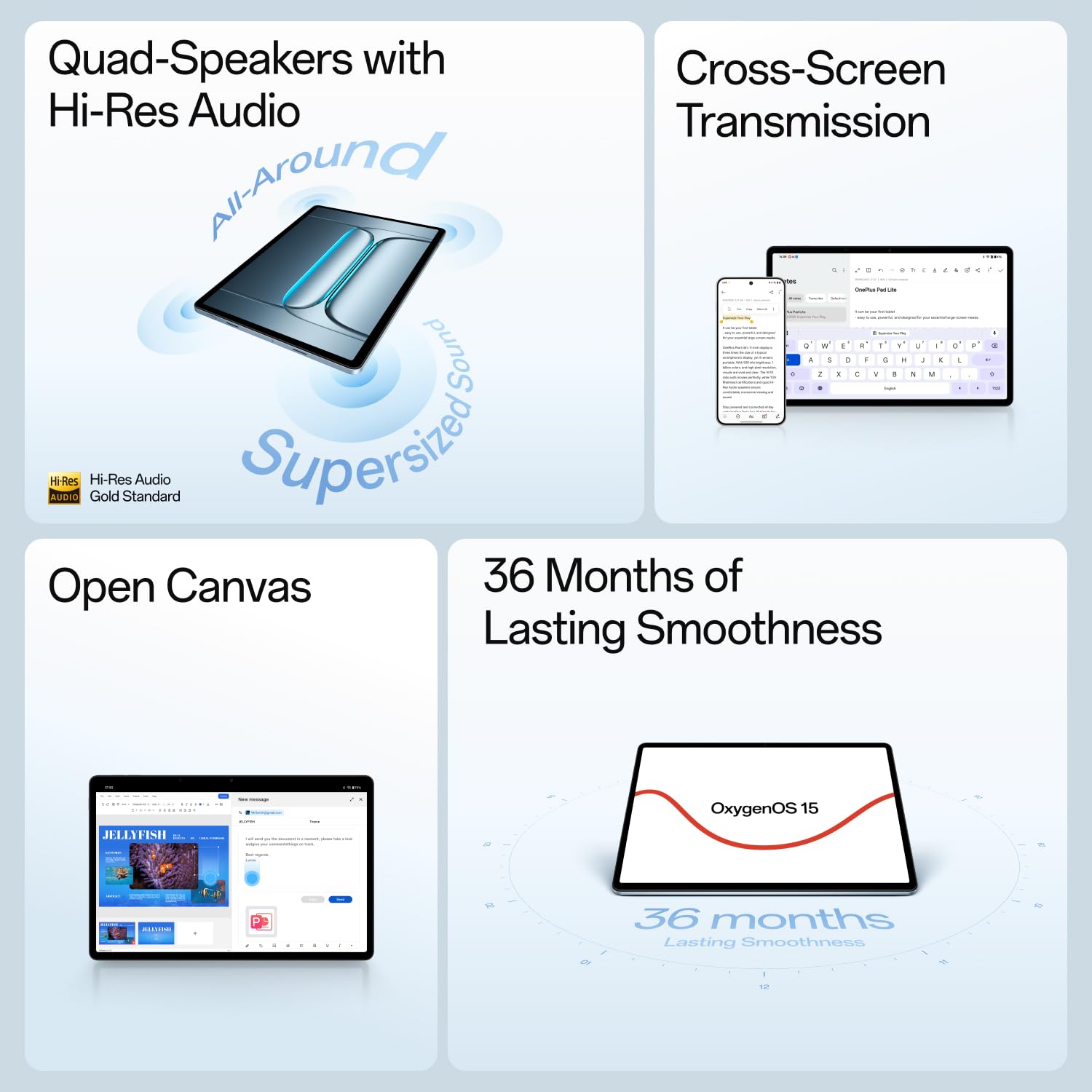 OnePlus Pad Lite with Biggest Battery in Segment 9340 mAh, 11