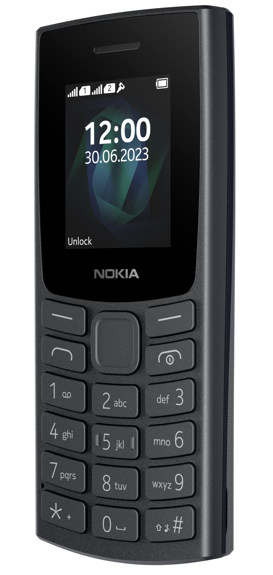 Nokia All-new 105 Single Sim Keypad Phone with Built-in UPI Payments, Long-Lasting Battery, Wireless FM Radio| 1 Year Replacement Guarantee | Charcoal image 4