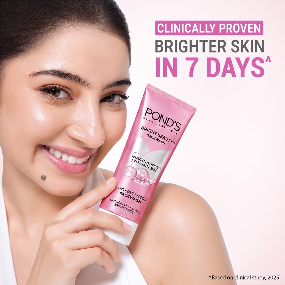 POND'S Bright Beauty Spot Less Fairness Face Wash|| Removes Dead Skin And Dark Spots|| 200 g image 4
