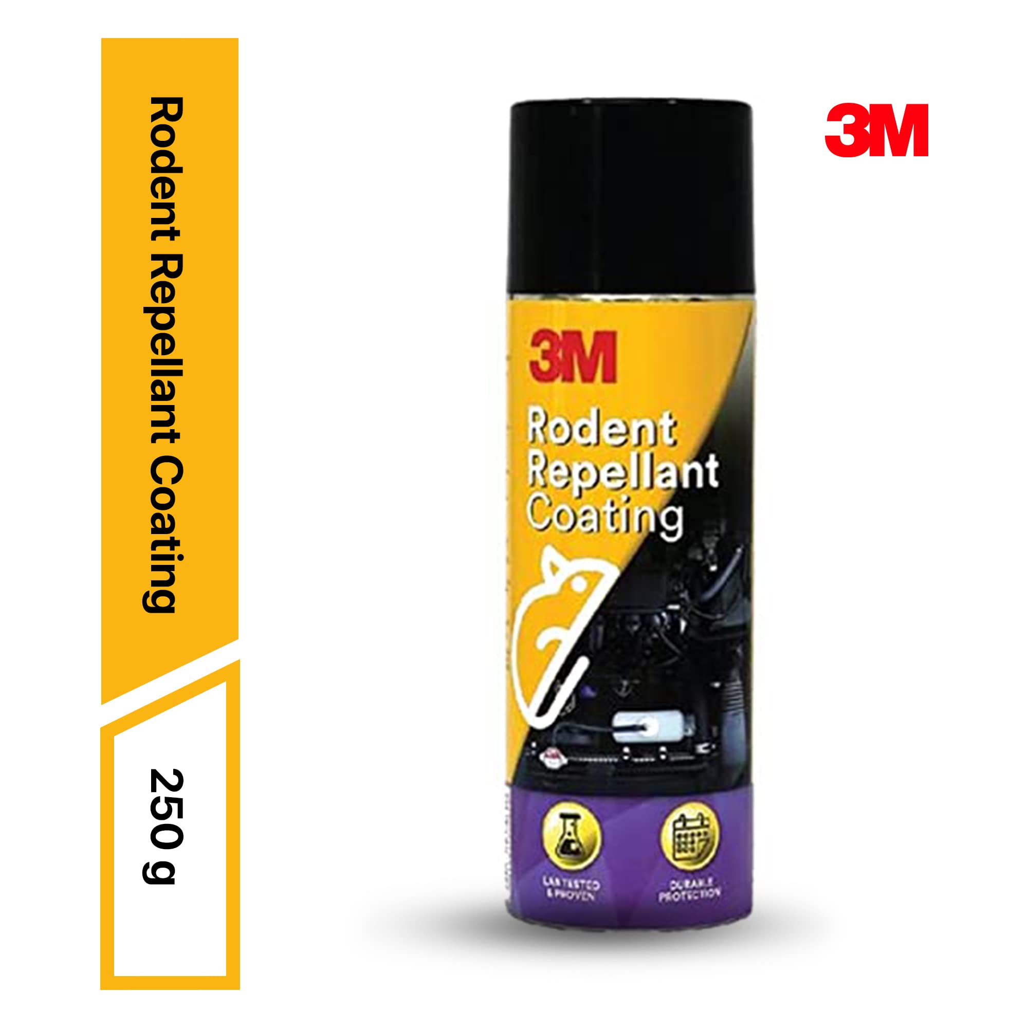 3M Rodent Repellent Coating, 250 g| Rat Protection for Engine Parts and Wires | Long-Lasting Effect, Liquid image 2