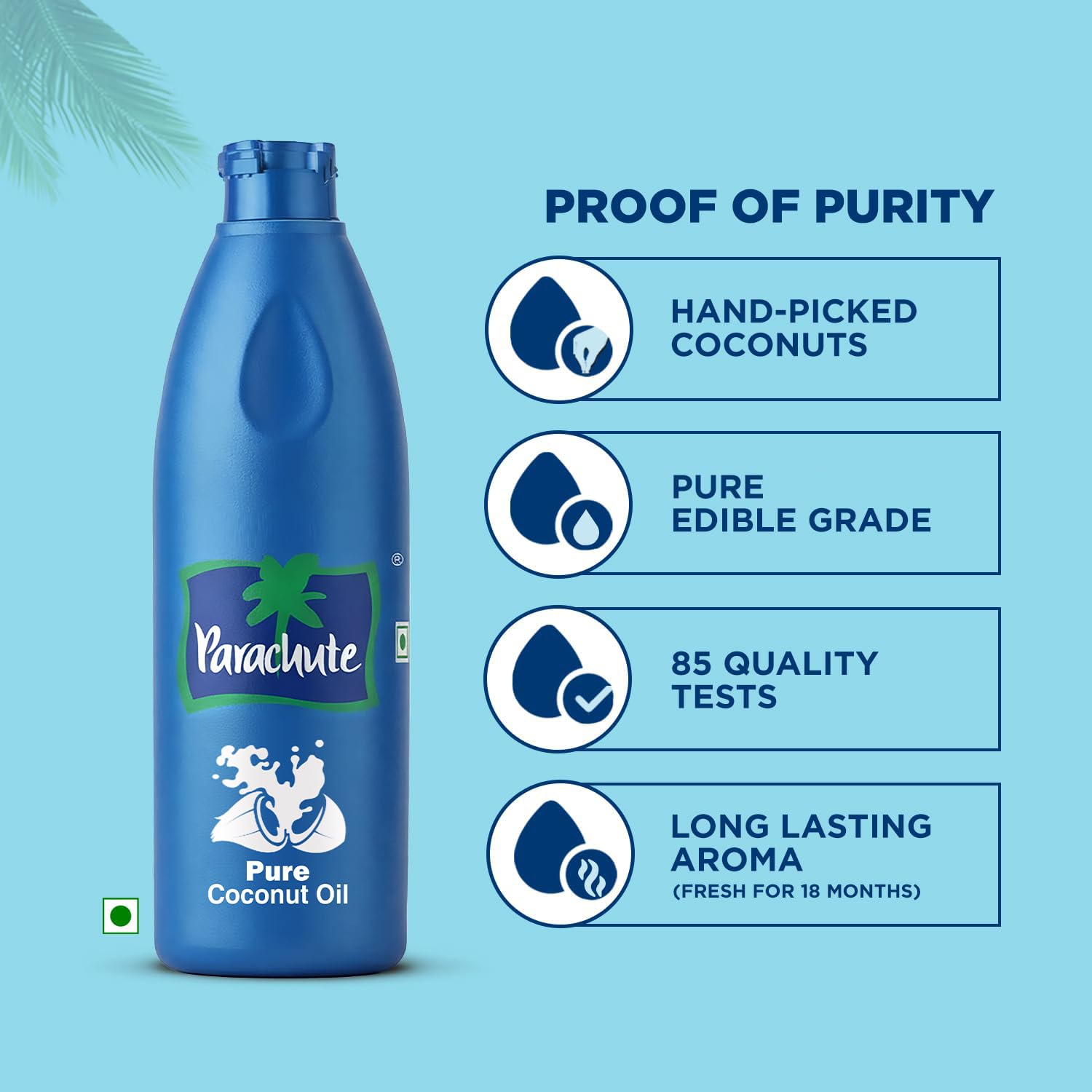 Parachute Coconut Oil - 300 ml (Bottle) image 4