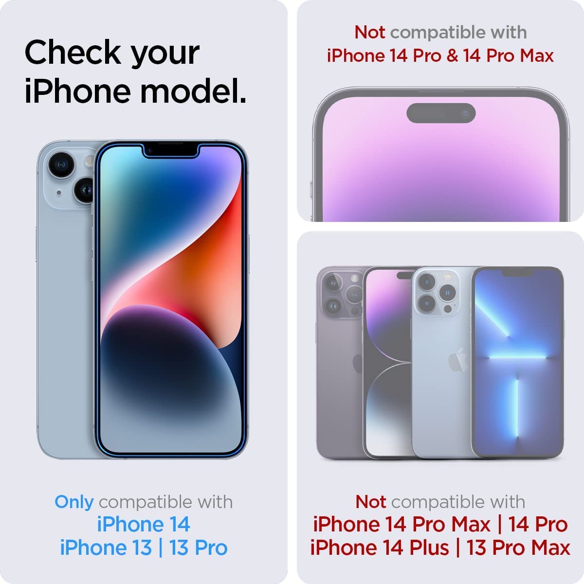OpenTech® Military-Grade Premium Tempered Glass Screen Protector for iPhone 13/13 Pro / 14 / 16e / 17e with Edge to Edge Coverage - Case Friendly, Anti-scratch and Bubble free installation kit image 2