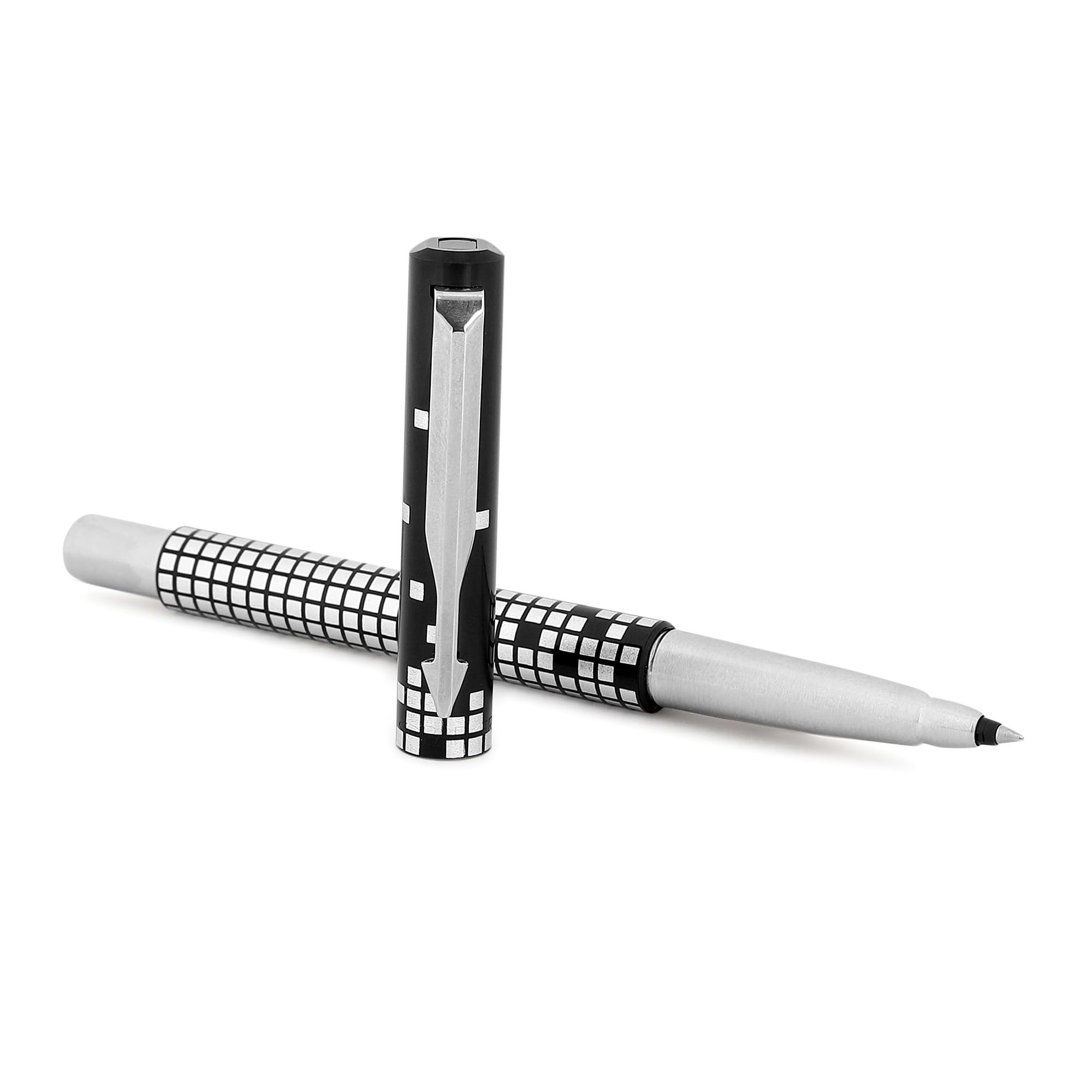 Parker Gift Set | Vector Special Edition Chrome Trim Roller Ball Pen with Parker Keychain | Ideal for Gifting | Elegant Gift for Any Occasion image 4