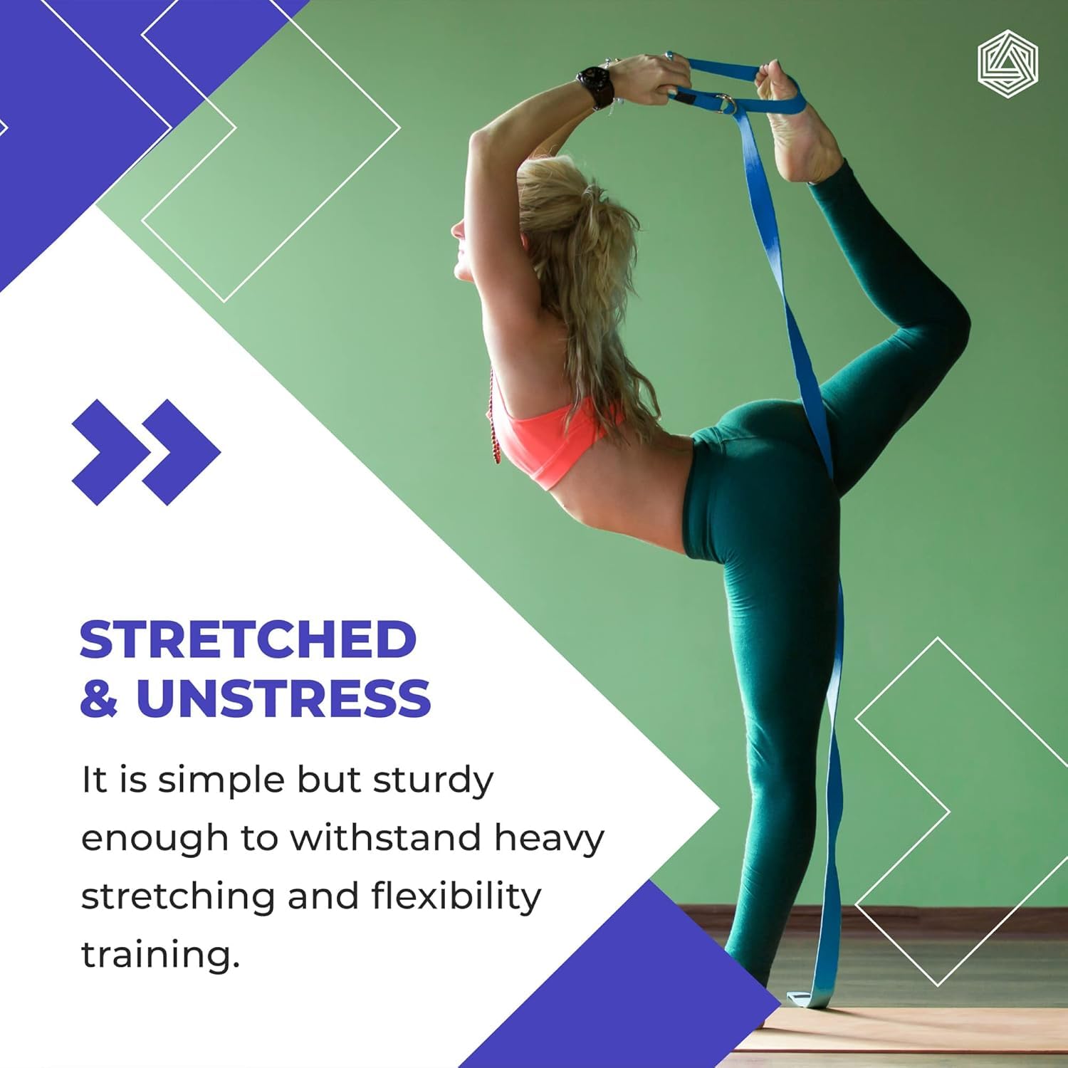 Boldfit Yoga Belt for Women and Men - Yoga Strap for Stretching with Extra Safe Adjustable D-Ring Buckle - Durable and Comfy Texture - Perfect for Your Yoga Session - 6 Feet, Purple image 4