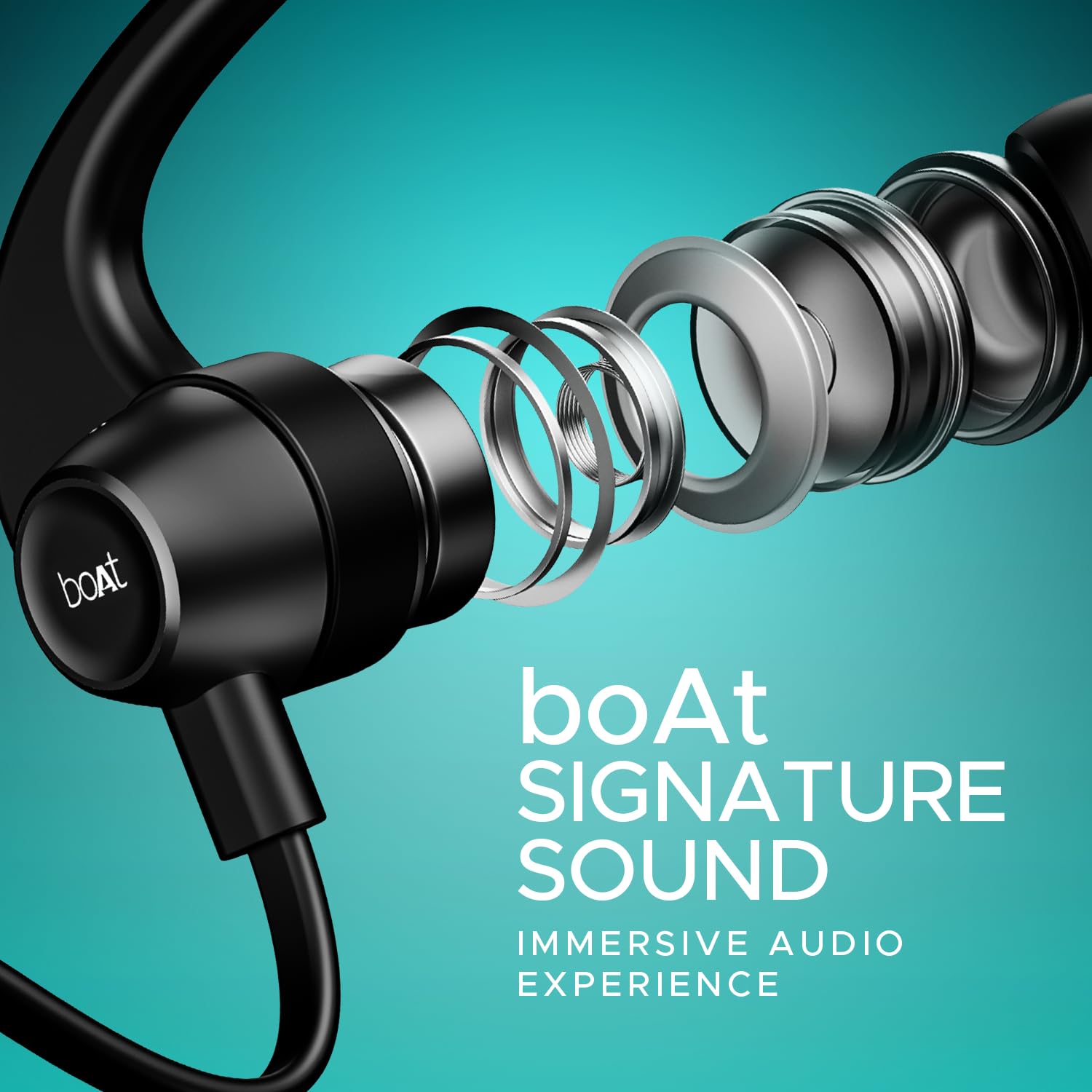 boAt Rockerz 255 Pro+, 60H Battery, Fast Charge, IPX7, Dual Pair,Low Latency,Magnetic Buds, Stream Ad Free Music via App Support, in Ear Bluetooth Neckband, Wireless with Mic Earphones (Active Black) image 5