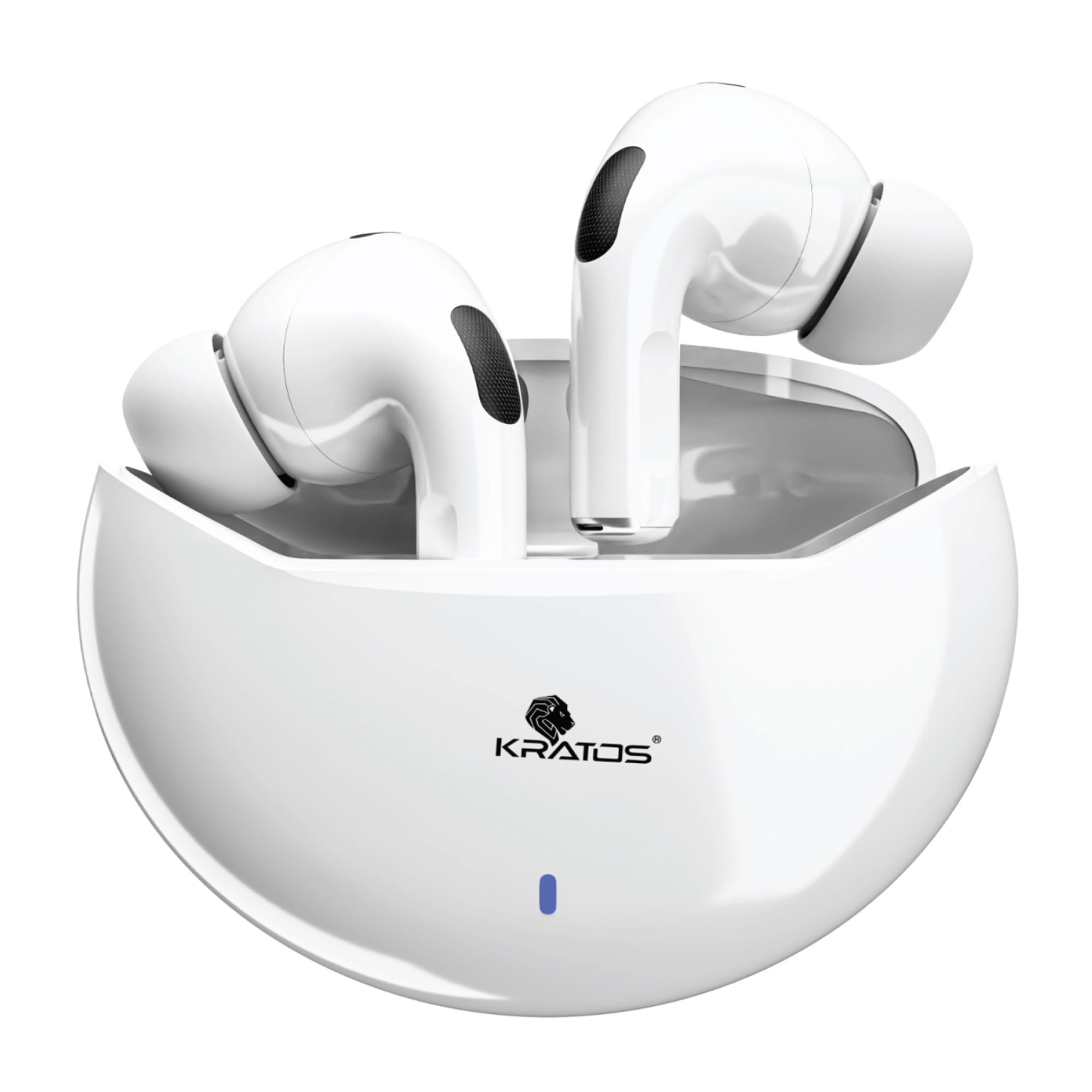 Kratos TW02 Ear Buds Wireless with 30H Playtime, Noise Isolation & Clear Calls, Bluetooth Earbuds with Voice Assistant, Ear Buds with Bluetooth V 5.3 & with Type C Fast Charging, IPX5 TWS Earphones