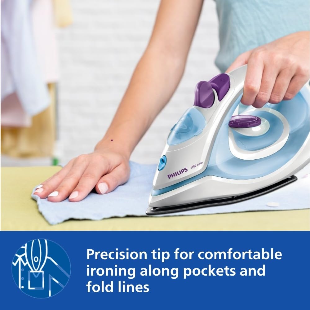 Philips Steam Iron GC1905/21, Blue image 5