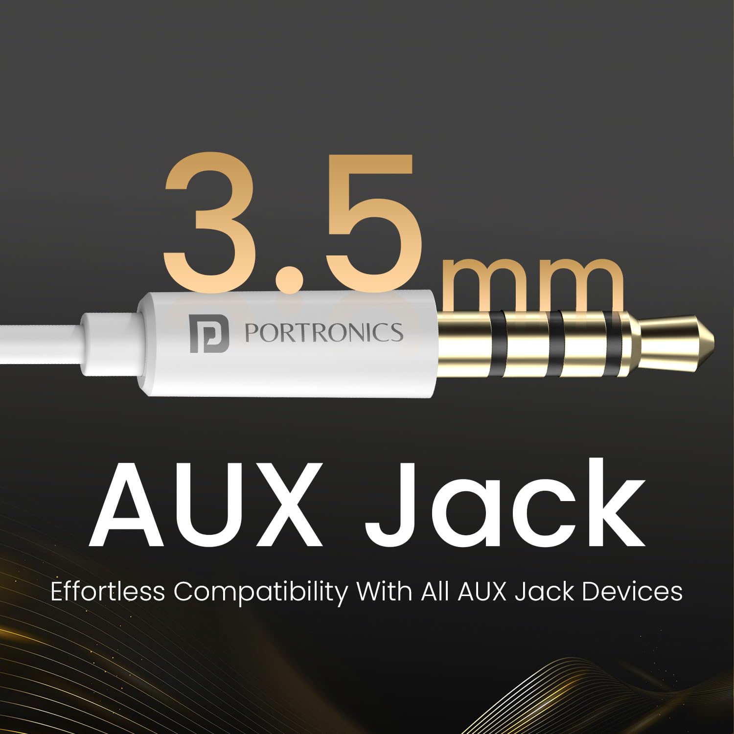 Portronics Conch Theta A in Ear 3.5mm Wired Earphones with In Line HD Mic, Powerful Audio, 14.2mm Dynamic Driver, Unique Earbuds Design, TPE Anti Tangle Wire,In line Controls,Wide Compatibility(White) image 3