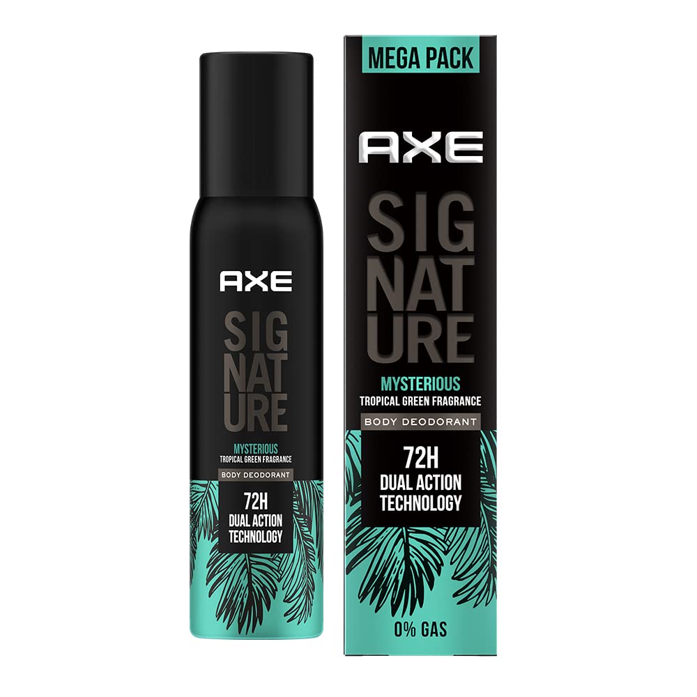 AXE Signature Mysterious Deodorant Long Lasting No Gas Body Perfume For Men 200 Ml