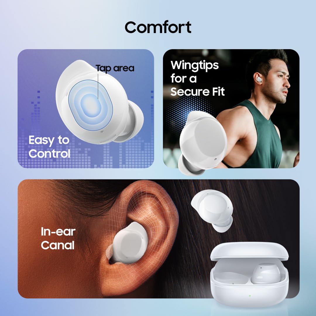 Samsung Galaxy Buds Core (Black) Galaxy AI Enabled in-Ear TWS with ANC | Enriched Bass | 6 Mic Setup | IP54 | 35hrs Battery | Touch Controls image 3