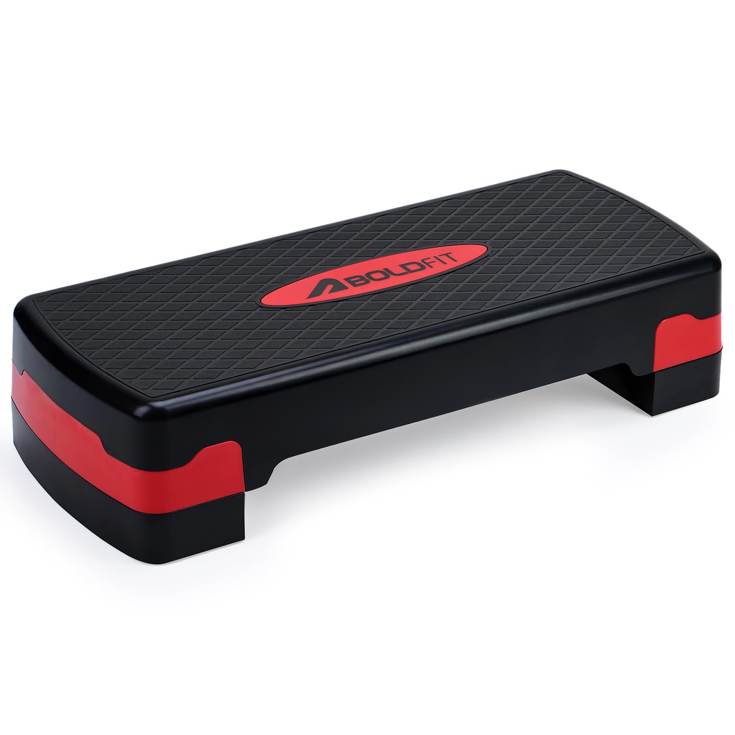 Boldfit Stepper For Exercise Professional Aerobic Step Platform Gym Equipment For Home Workout Adjustable Height Stepper Machine For Exercise At Home Non Slip Platform Step Max Weight 250kg Black