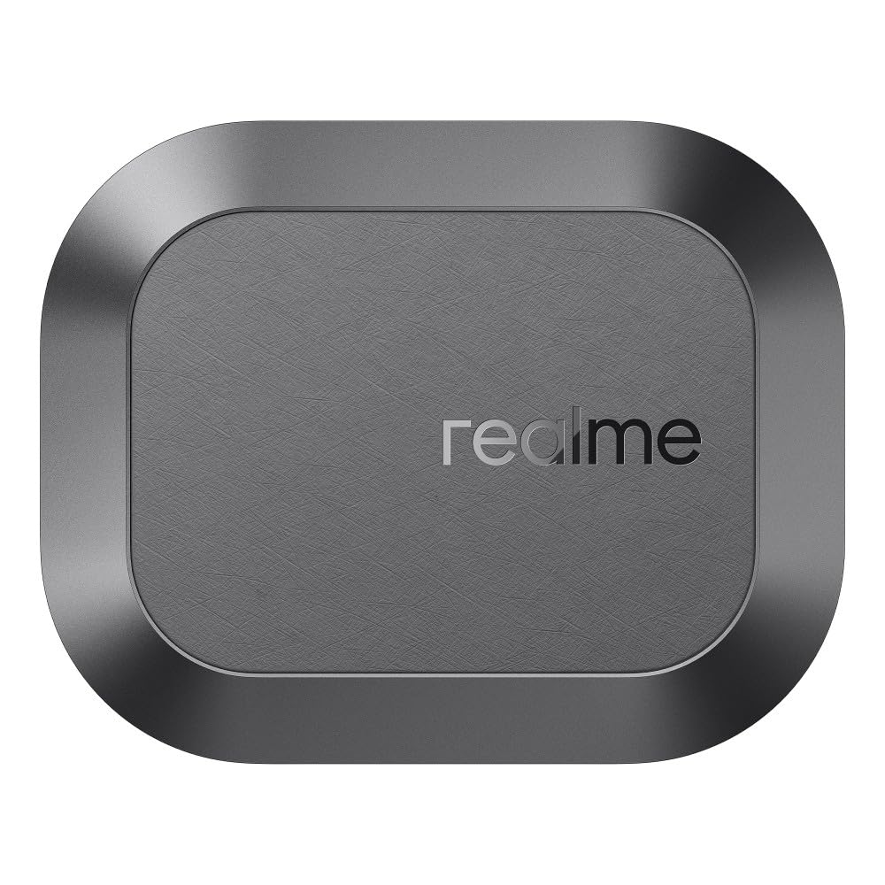 realme Buds Air 8,11mm+6mm Dual Dynamic Bass Drivers,58Hrs Playtime, 55dB ANC,6 Mic ENC, 45ms Low Latency, 360° Spatial Audio, Hi-Res LHDC, IP55 Dust & Water Resistant, BT v5.4 (Master Grey) image 2