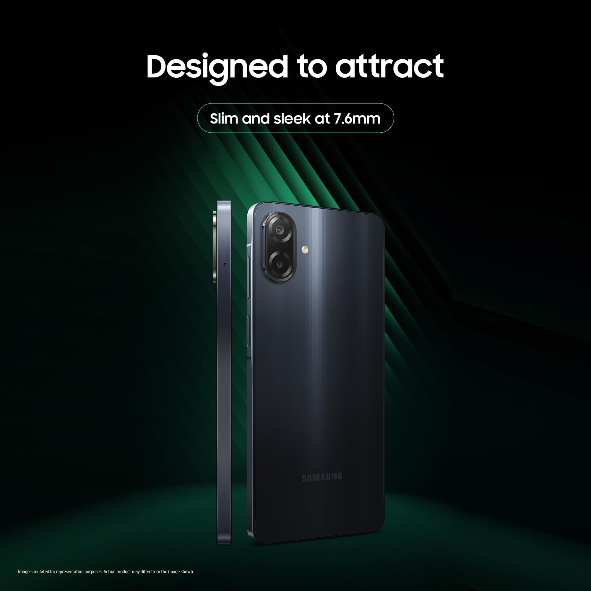 Samsung Galaxy M07 Mobile (Black, 4GB RAM, 64GB Storage) | MediaTek Helio G99 | AnTuTu 624K | IP54| 50MP Camera | 7.6mm Slim | 5000mAh Battery | 25W Fast Charging | 6 Gen OS Upgrades | Without Charger image 5