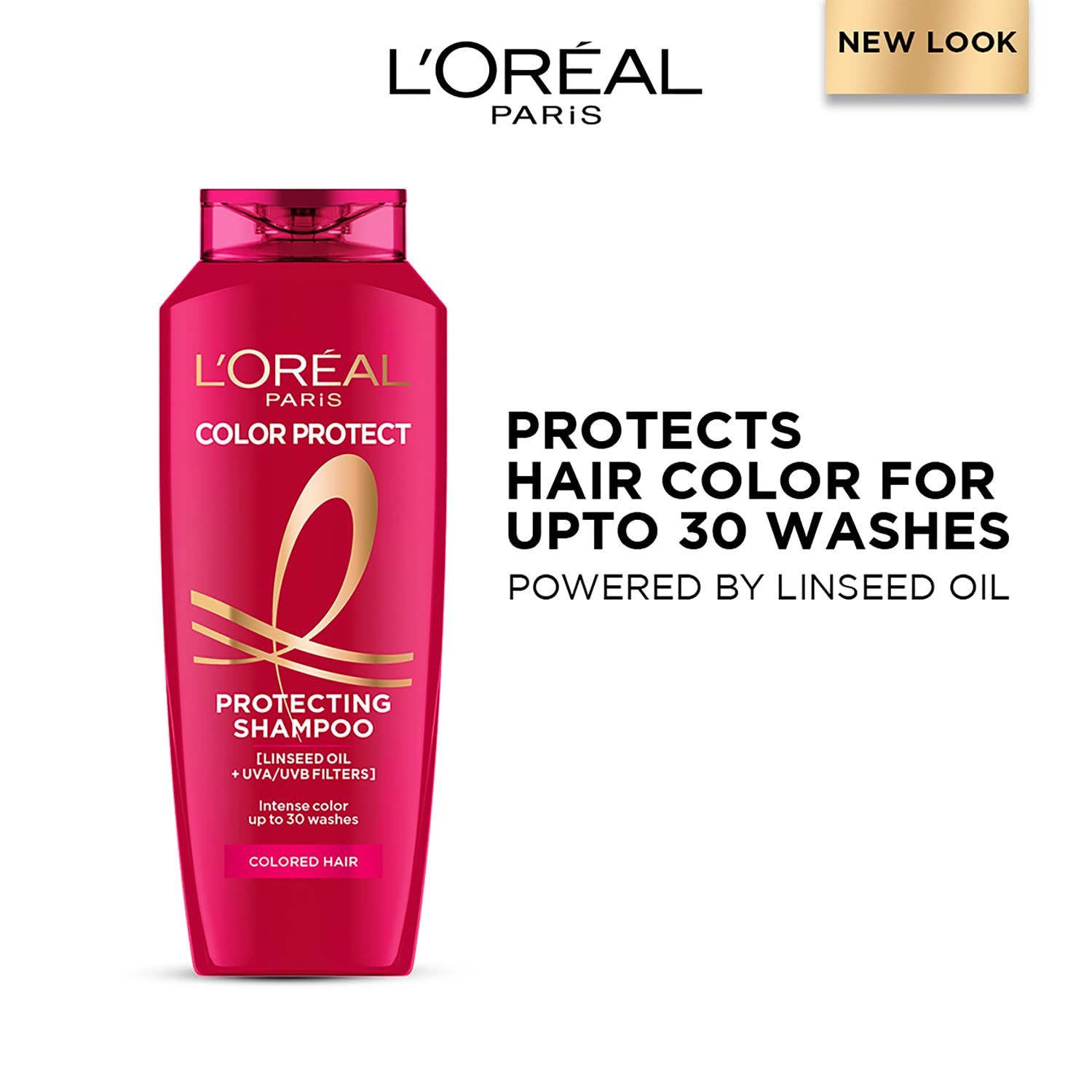L'Oréal Paris Shampoo, Vibrant & Revived Colour, For Colour-treated Hair, Protects from UVA & UVB, Colour Protect, 340 ml image 2