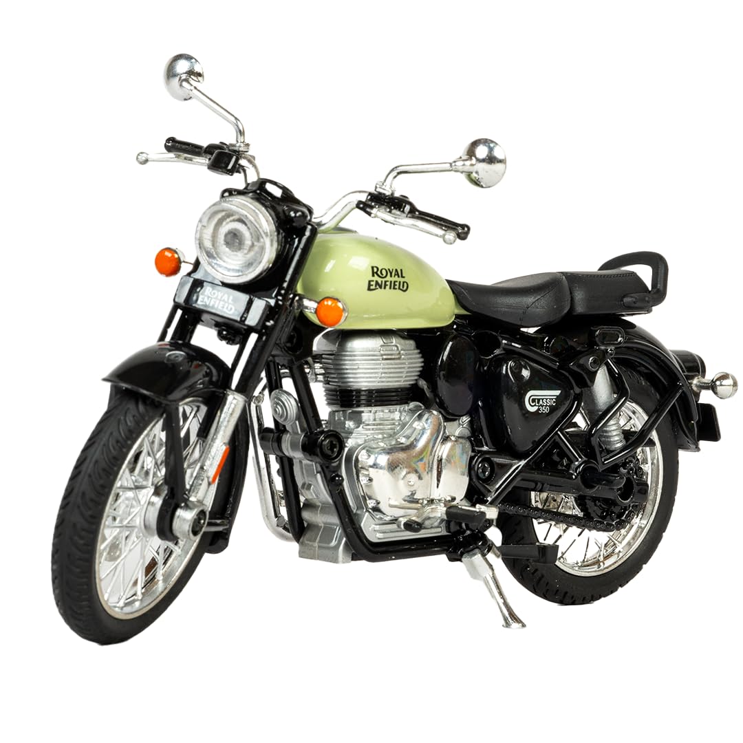 CENTY Toys Royal Enfield 1:15 Scale Diecast Motorcycle Model Toy, Pull Back Action, Bullet Bike Detacheble Parts with 3 Colored Fuel Tank, Miniature Replica for Collectors & Kids Age 3+ Years image 3