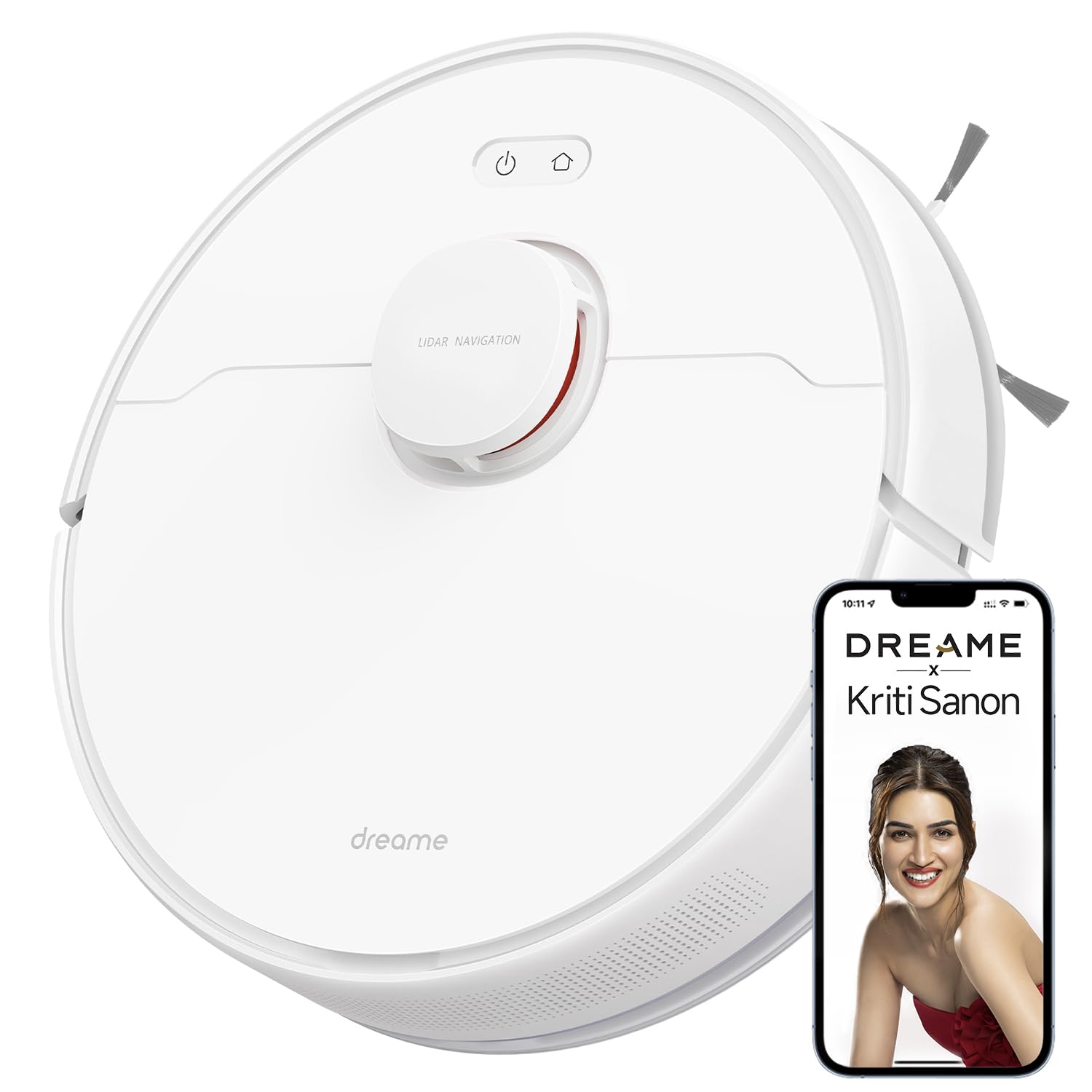DREAME F9 Pro Robot Vacuum Cleaner and Mop 2-in-1, Mapping for Multiple Floors, Lidar Navigation, 150-Min Runtime, Vacuum Cleaner and Mop Robot, WiFi/App/Alexa, 2500 Pa