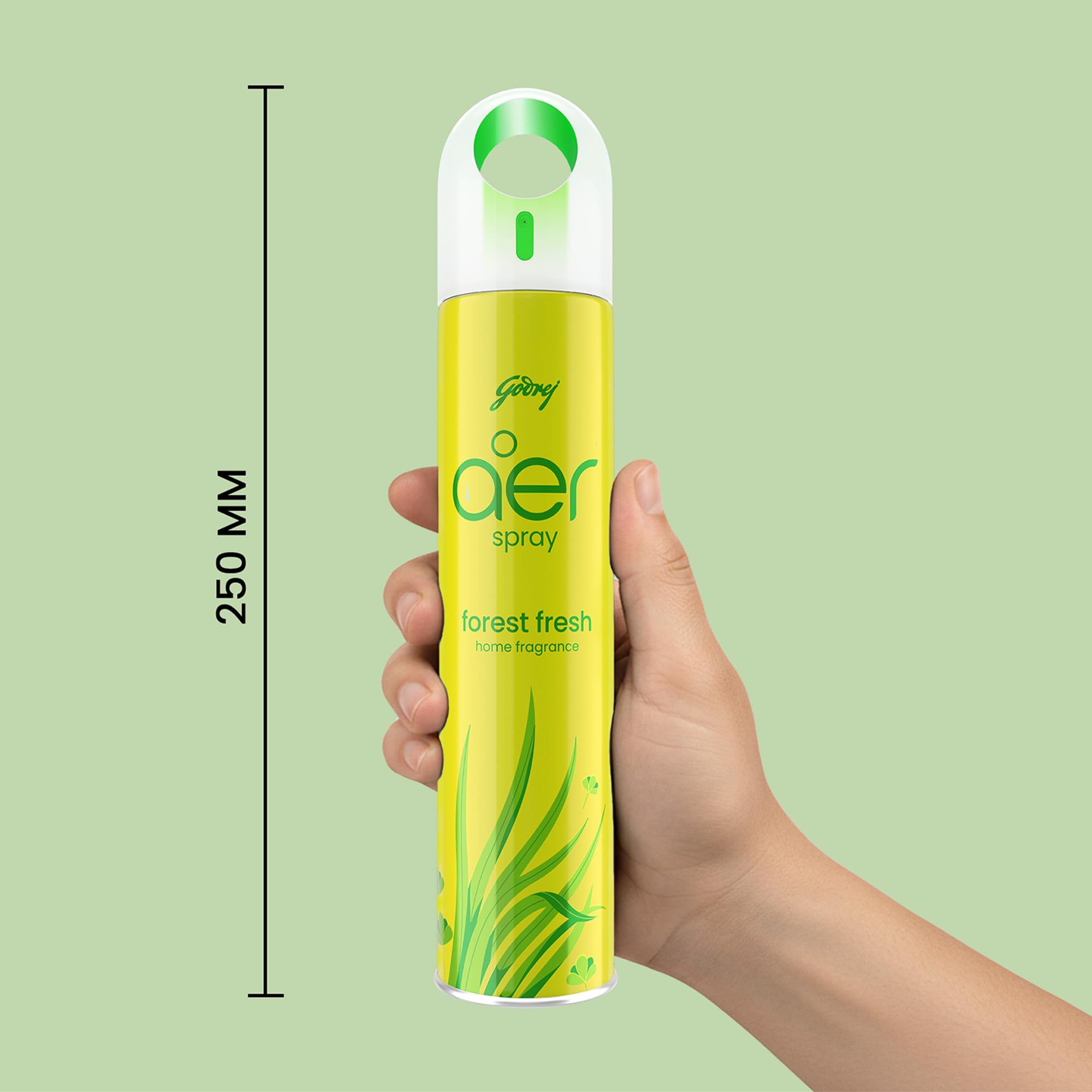Godrej aer Spray | Room Freshener for Home & Office-Forest Fresh (180 ml) image 2