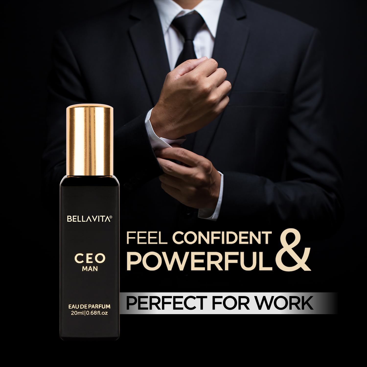 BELLAVITA CEO MAN and WHITE OUD Unisex | Long Lasting Perfume Unisex | Eau De Parfum pack of 2x20ml each | Tonka, Agarwood & Orange | Woody, Spicy & Citrus Premium Fragrance image 2