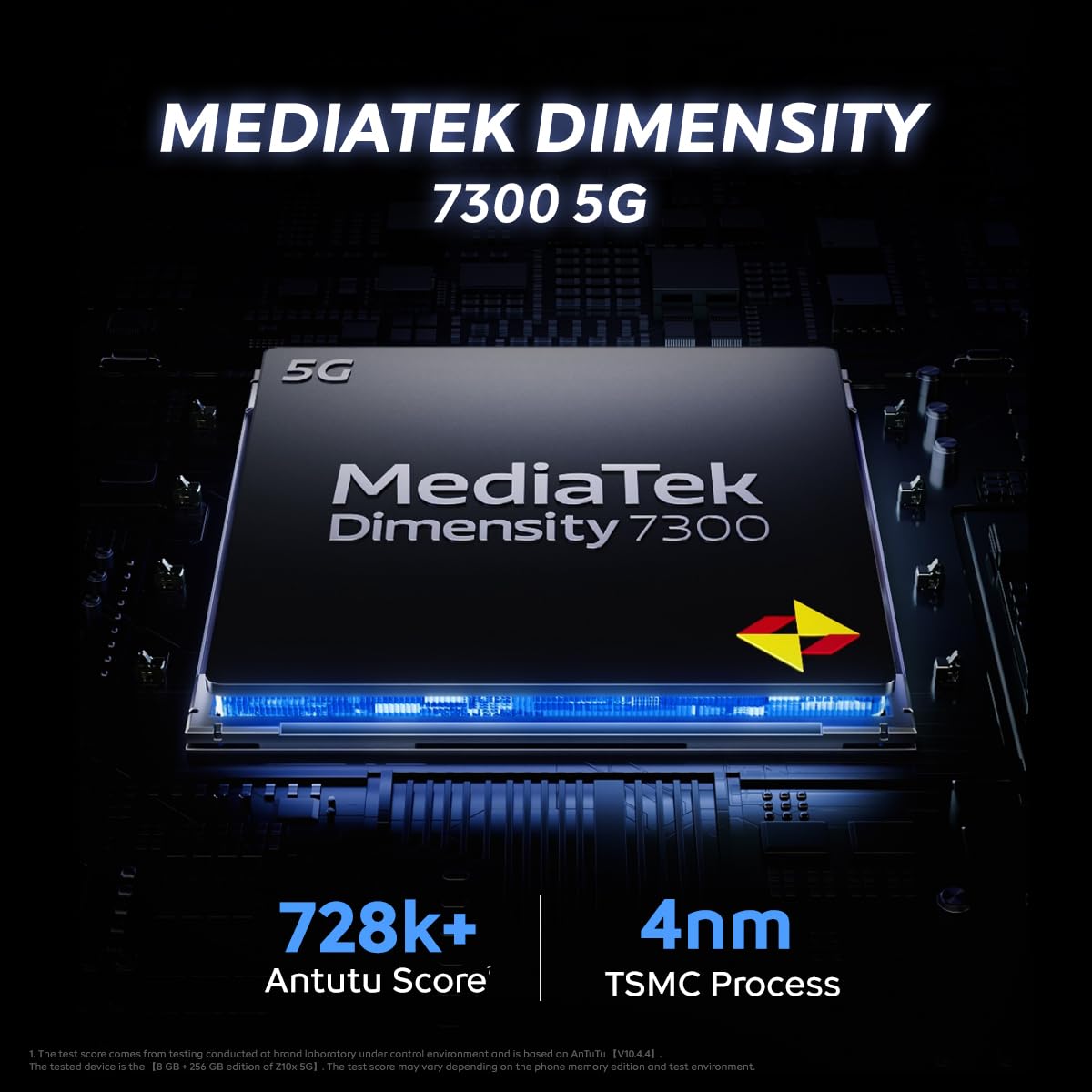 iQOO Z10x 5G (Titanium, 6GB RAM, 128GB Storage) | 6500 mAh Large Capacity Battery | Dimensity 7300 Processor | Military-Grade Durability image 2