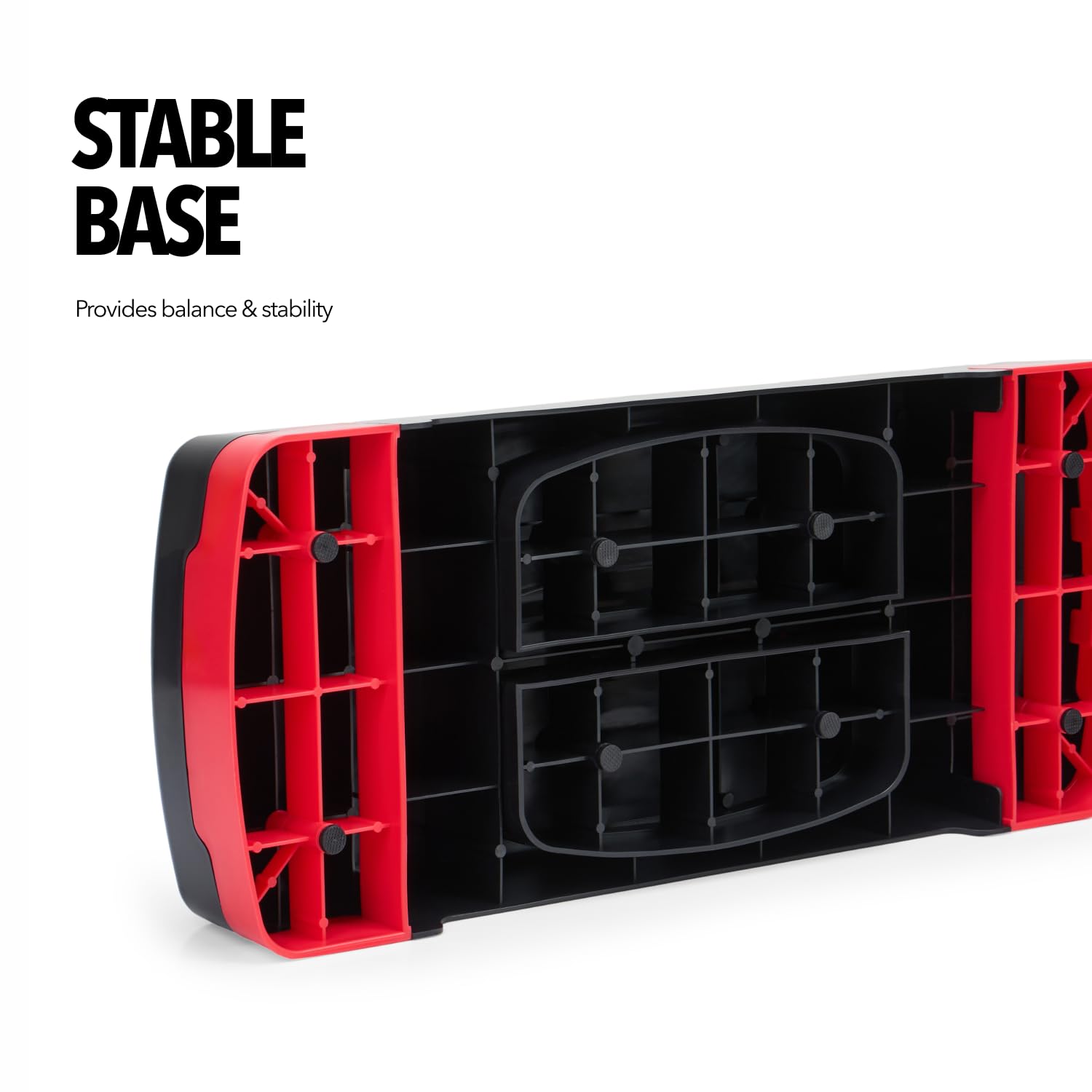 Boldfit Stepper For Exercise Professional Aerobic Step Platform Gym Equipment For Home Workout Adjustable Height Stepper Machine For Exercise At Home Non Slip Platform Step Max Weight 250kg Black image 4